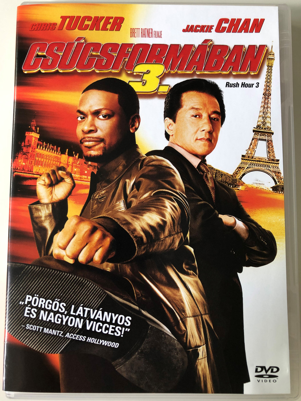 Rush hour 3 DVD 2007 Csúcsformában 3 / Directed by Brett Ratner / Starring:  Jackie Chan, Chris Tucker, Hiroyuki Sanada, Youki Kudoh, Max von Sydow -  bibleinmylanguage