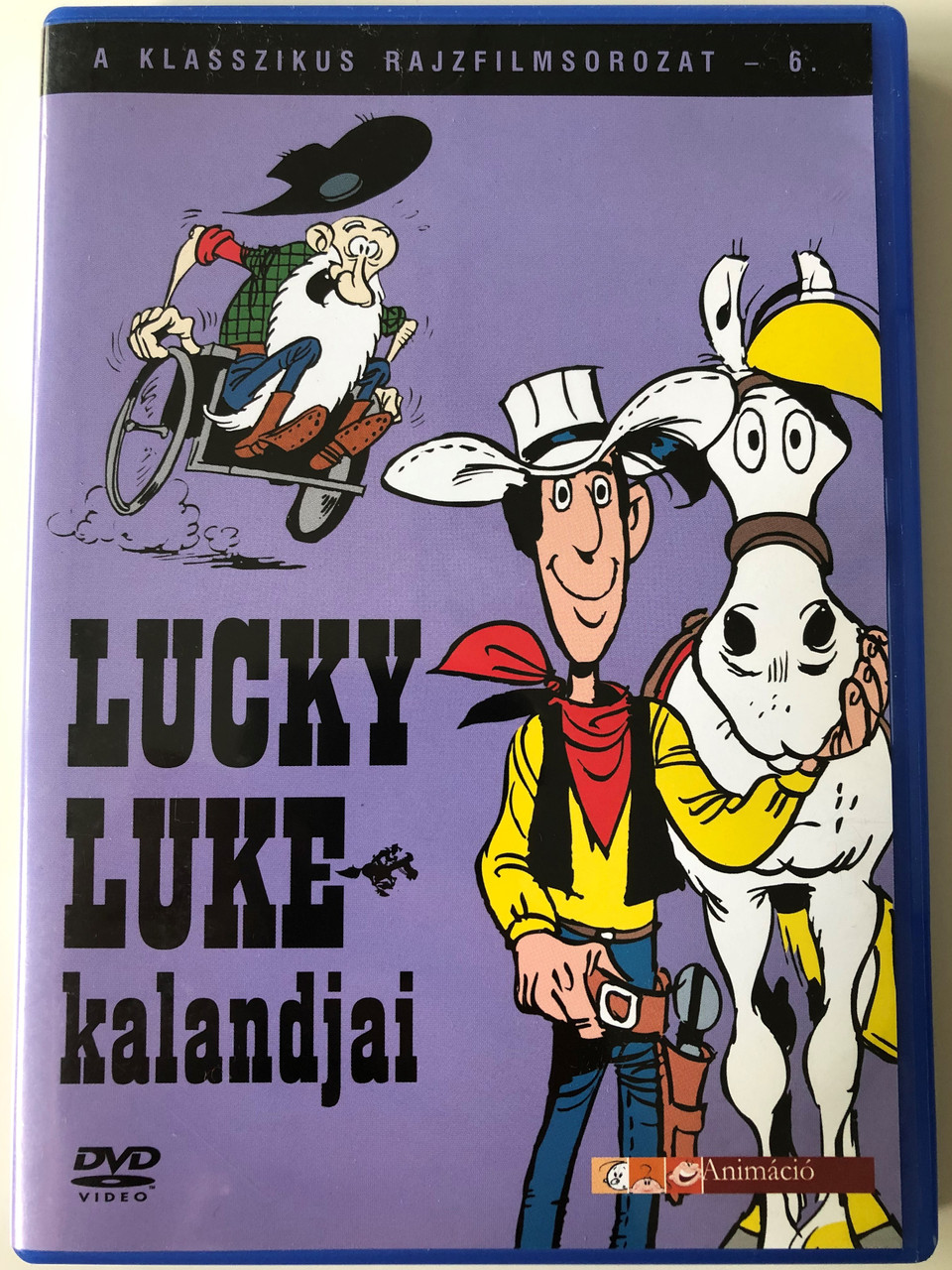 Lucky Luke TV Series Vol 6 DVD 1983 Lucky Luke kalandjai 6. / Directed by Joseph  Barbera, William Hanna / Starring: William Callaway, Rick Dees, Bob Holt,  Mitzi McCall / 4 episodes - bibleinmylanguage