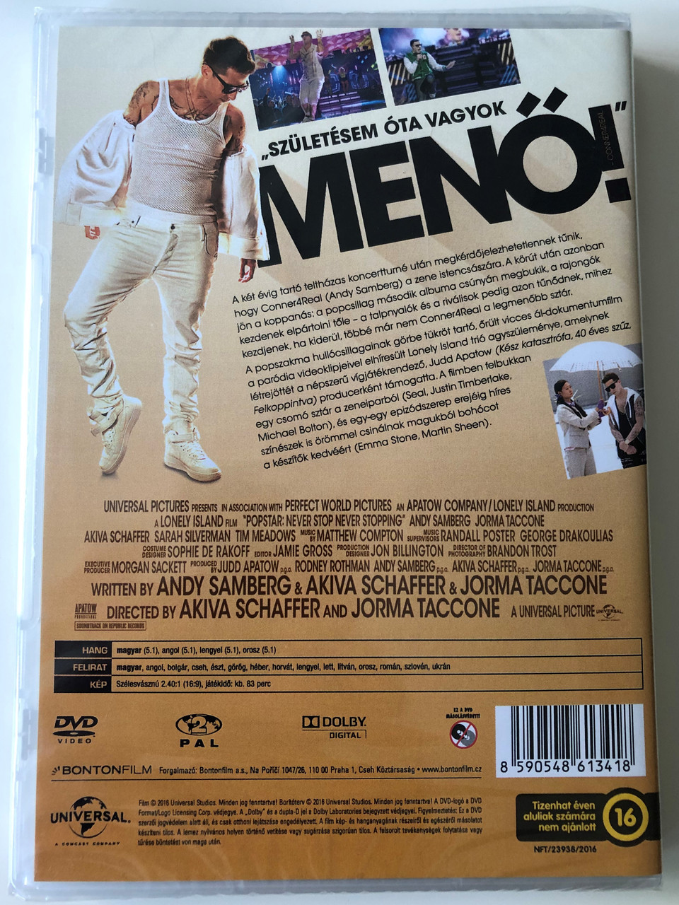 Popstar Never Stop Never Stopping Dvd 2016 Popsztar Soha Ne Allj Le A Soha Le Nem Allassal Directed By Akiva Schaffer Jorma Taccone Starring Andy Samberg Jorma Taccone