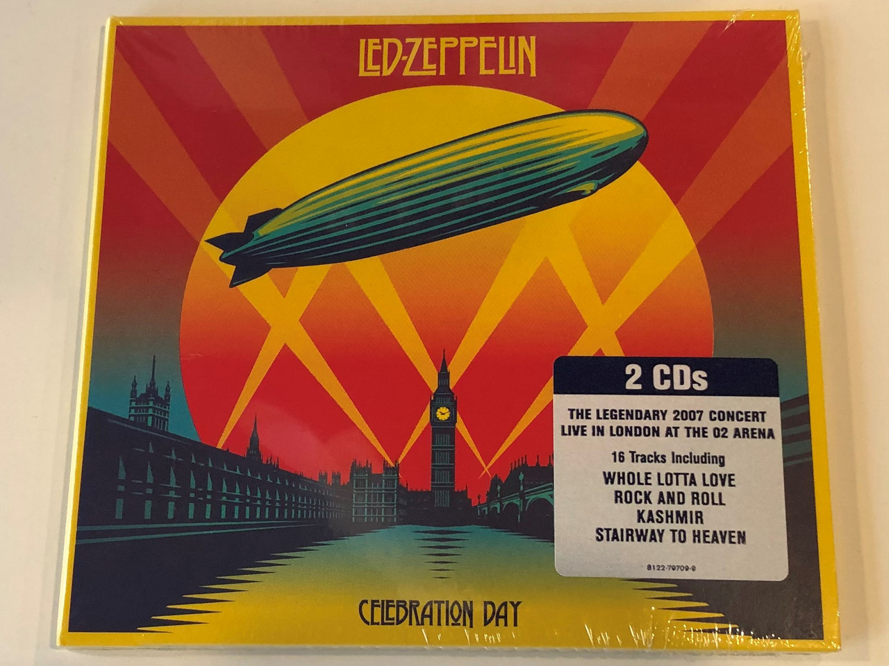 Led Zeppelin ‎– Celebration Day / The Legendary 2007 Concert Live In London  At The 02 Arena / 16 Tracks Including Whole Lotta Love, Rock And Roll,  Kashmir, Stairway To Heaven / Swan Song ‎2x Audio CD 2012 / 8122-79709-9 -  bibleinmylanguage