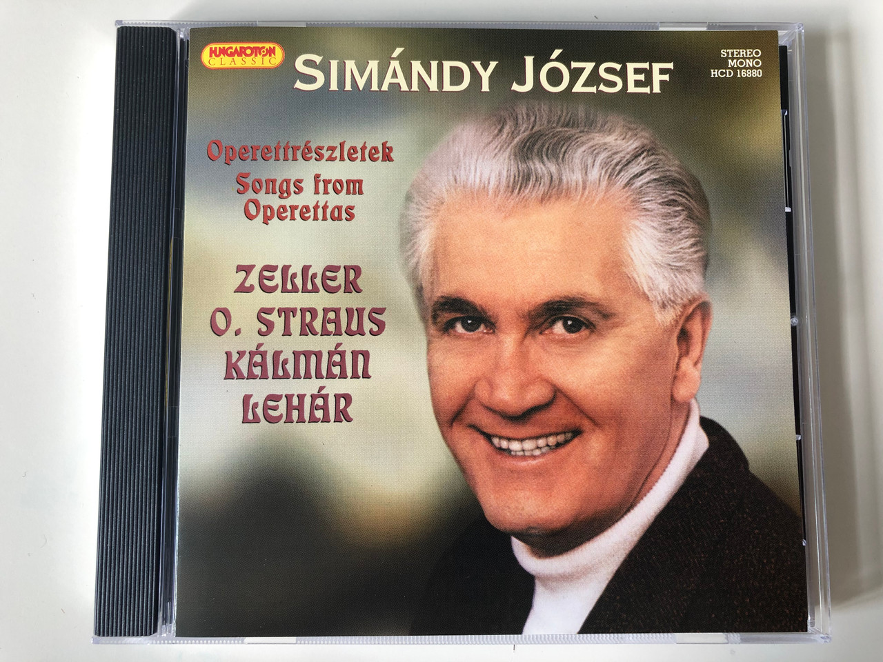 Simándy József ‎– Operettrészletek, Songs From Operettas / Zeller - O.  Straus, Kálmán, Lehár / Hungaroton Classic ‎Audio CD 2005 Stereo, Mono /  HCD 16880 - Bible in My Language