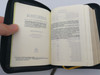 Russian pocket size leather bound Holy Bible / Библия - книги священного писания / Parallel passages / Russian Bible Society 2011 / Leather bound with zipper (9785855240962)
