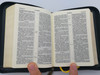 Russian pocket size leather bound Holy Bible / Библия - книги священного писания / Parallel passages / Russian Bible Society 2011 / Leather bound with zipper (9785855240962)