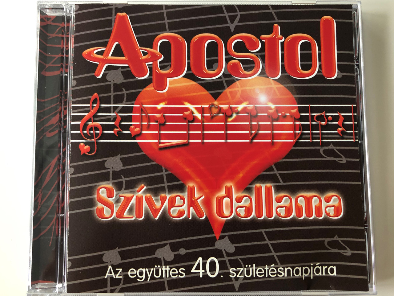 Apostol ‎– Szívek Dallama / Az egyuttes 40. szuletesnapjara / Tom-Tom  Records ‎Audio CD 2011 / TTCD 162 - bibleinmylanguage