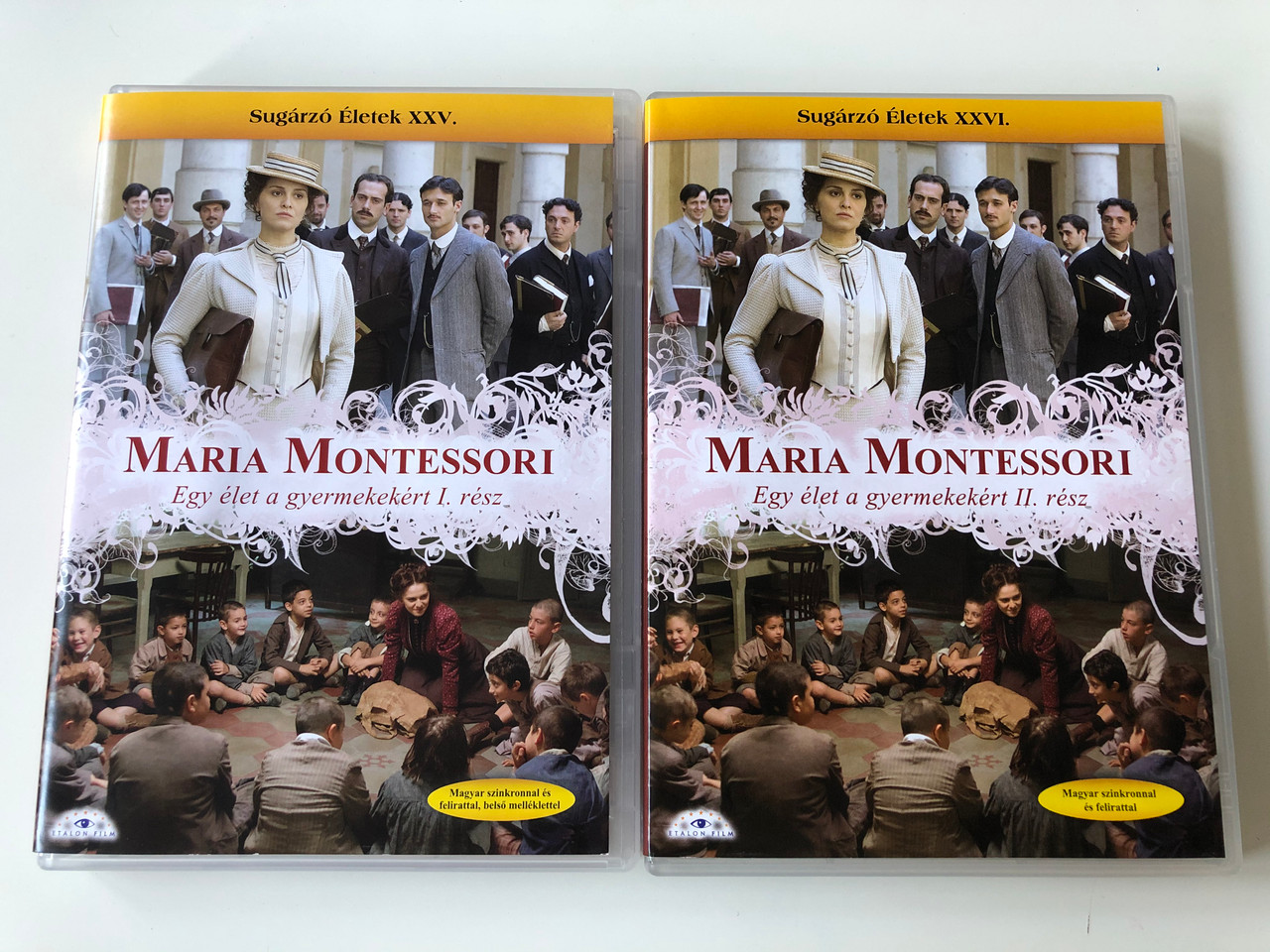 Maria Montessori - Una vita per i bambini 1+2 DVD SET Maria Montessori egy  élet