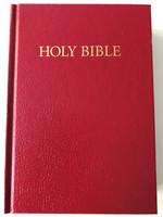 Authorised King James Version Holy Bible / Royal Ruby Text Bible 31A/R / Trinitarian Bible Society 2010 / Red Vinyl Hardcover, Bible Word list, Daily Bible Reading plan (9781862283060)