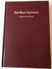 Das Neue Testament - German New Testament / übersetzt von H. Menge / H. Menge translation / Verlag Schweuzerusche Glaubensmission 1984 / Burgundy Hardcover with color maps (Menge-Bibel)