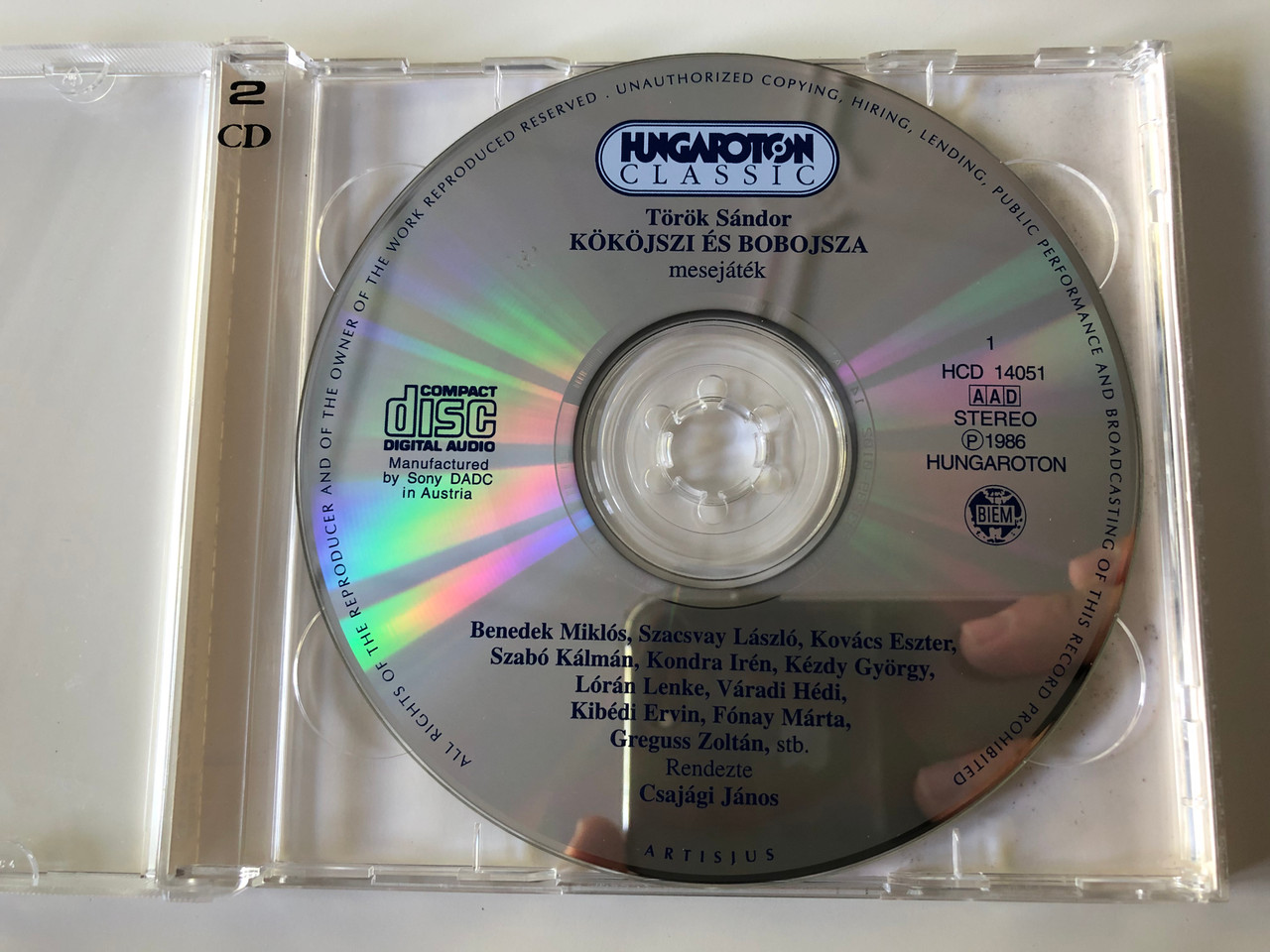 Török Sandor - Kököjszi és Bobojsza / Hungaroton Classic 2x Audio CD 1999  Stereo / HCD 14051-52 - bibleinmylanguage