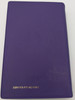 Kutsal Kitap - Turkish language Bible / (Tevrat, Zebur, Incil) / Purple Vinyl Bound by Turkish Bible Society 2009 / Kitabi Mukaddes Sirketi (9789754620702)