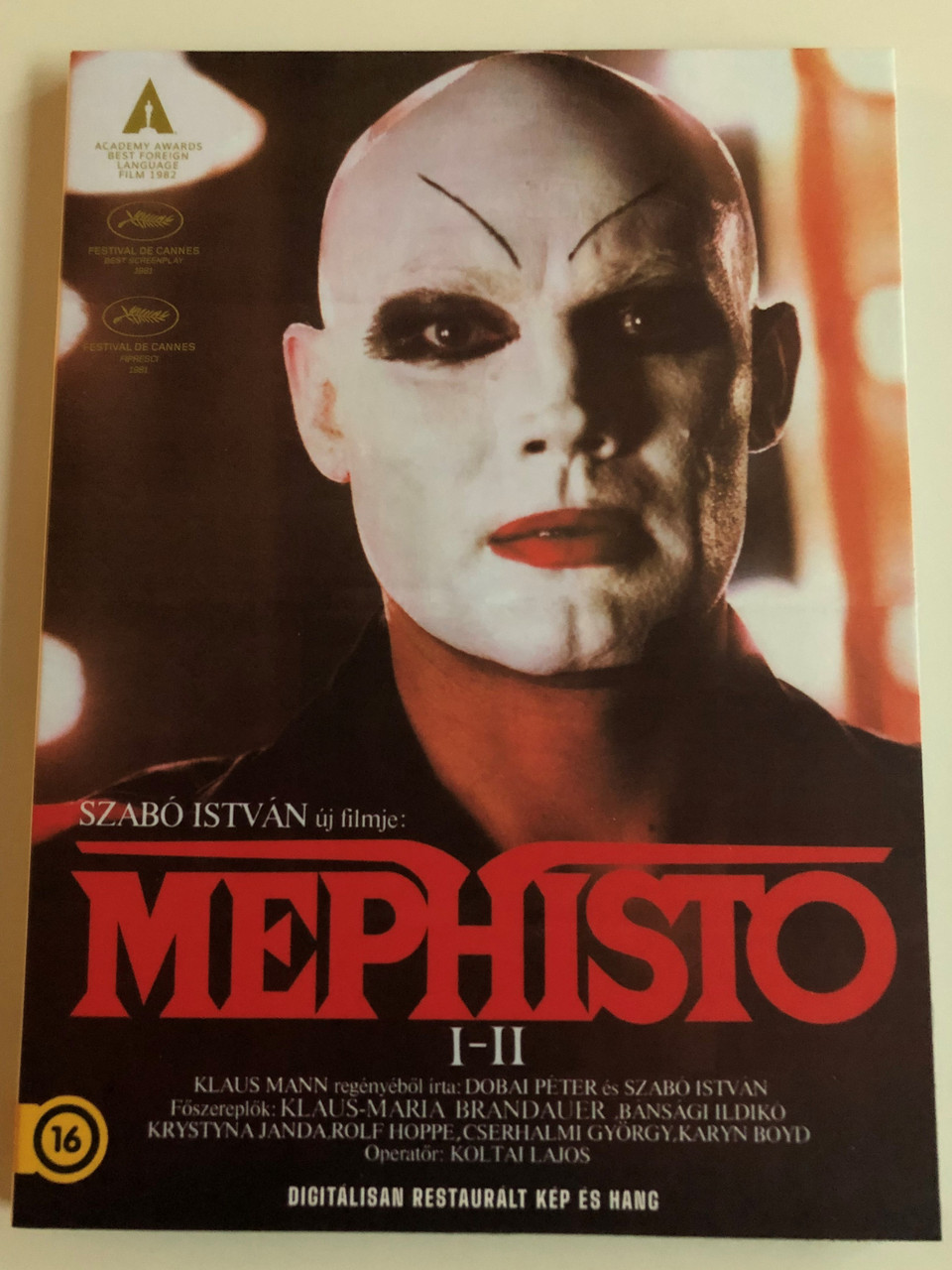 Mephisto DVD 1981 / Director: Szabó István / Starring: Klaus Maria  Brandauer, Krystyna Janda, Bánsági Ildikó, Rolf Hoppe, Cserhalmi György /  1982 Oscar winner - bibleinmylanguage
