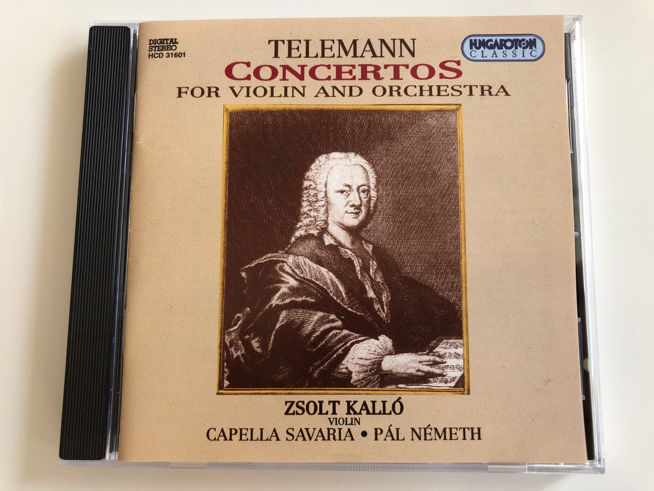 Telemann Philipp Concertos For Violin And Orchestra / Zsolt Kallo violin / Capella