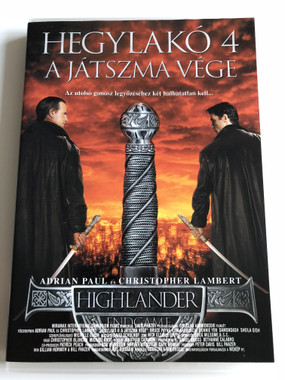 Highlander: Endgame Director's Cut DVD 2000 Hegylakó 4 - A játszma vége / Directed by Doug Aarniokoski / Starring: Christopher Lambert, Adrian Paul, Bruce Payne, Lisa Barbuscia (5996357339618)