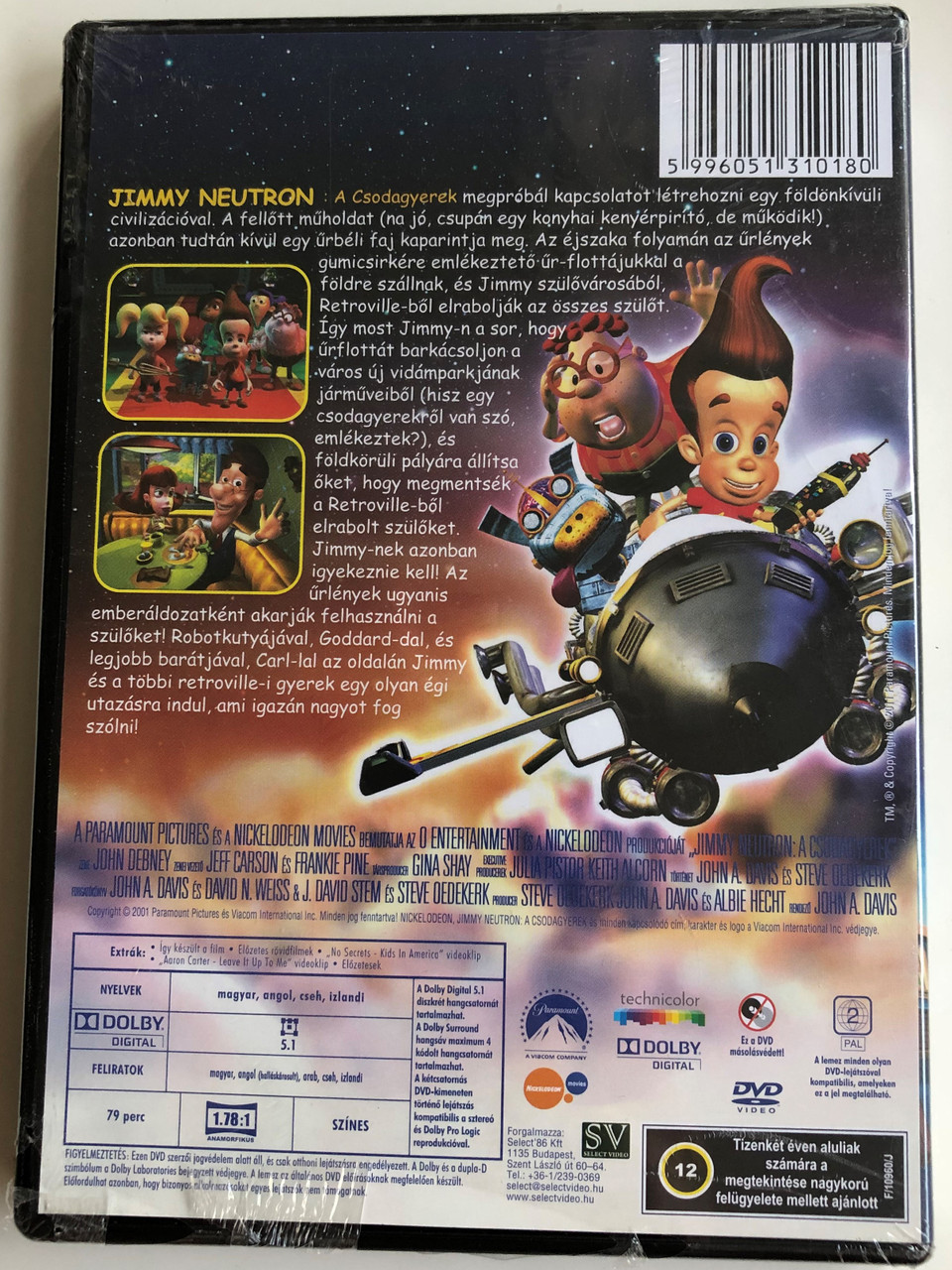 Jimmy Neutron Boy Genius DVD Jimmy Neutron A csodagyerek / Directed by John  A. Davis / Starring: Patrick Stewart, Martin Short, Debi Derryberry, Rob  Paulsen - bibleinmylanguage