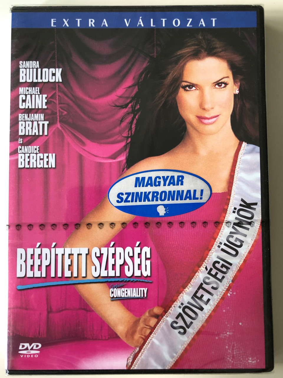 Miss Congeniality DVD 2000 Beépített szépség / Directed by Donald Petrie /  Starring: Sandra Bullock, William Shatner, Ernie Hudson - bibleinmylanguage