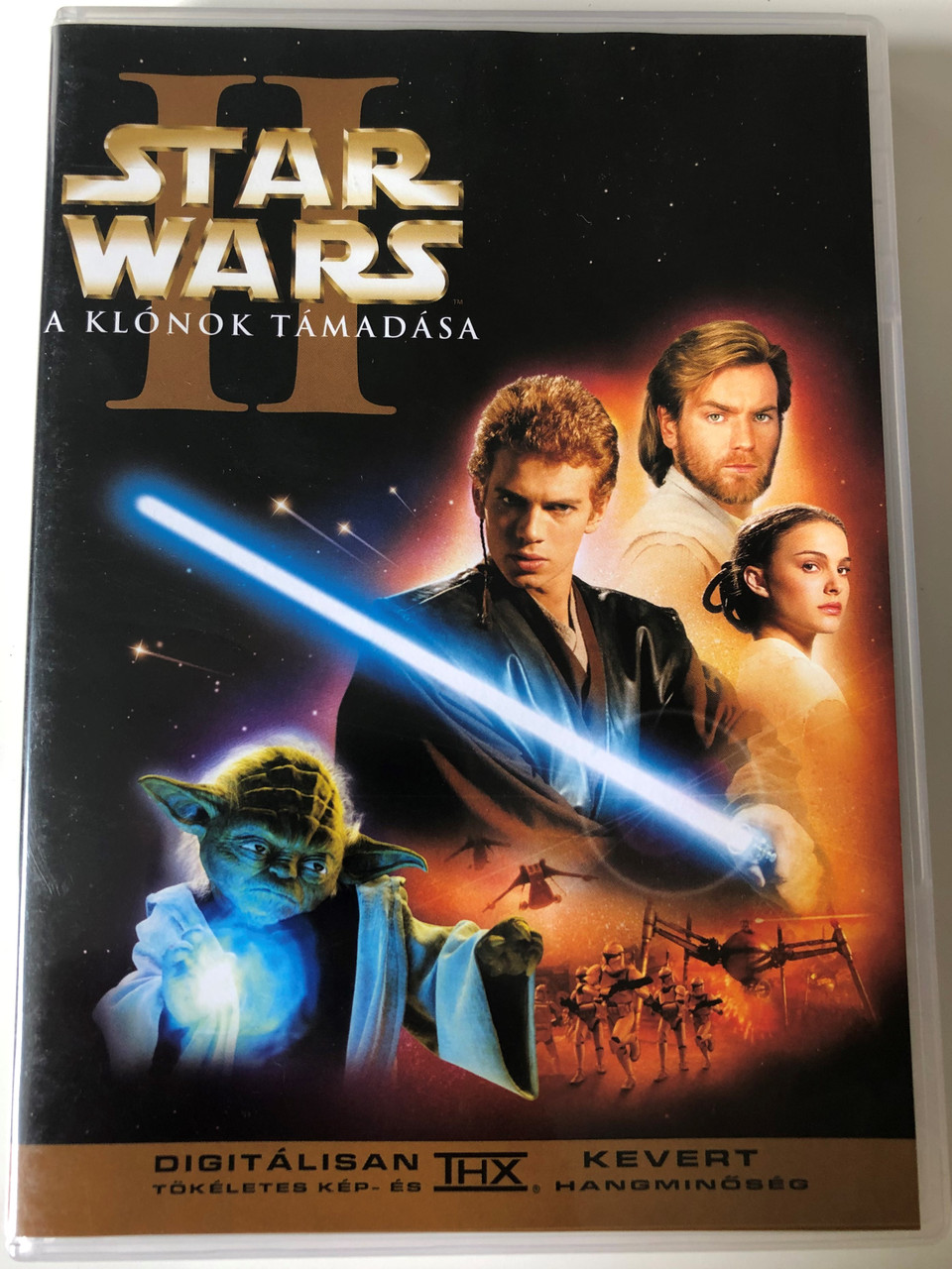 Star Wars Episode Ii Attack Of The Clones Dvd 2002 Star Wars Ii A Klonok Tamadasa Directed By George Lucas Starring Ewan Mcgregor Natalie Portman Hayden Christensen Samuel L Jackson Bibleinmylanguage
