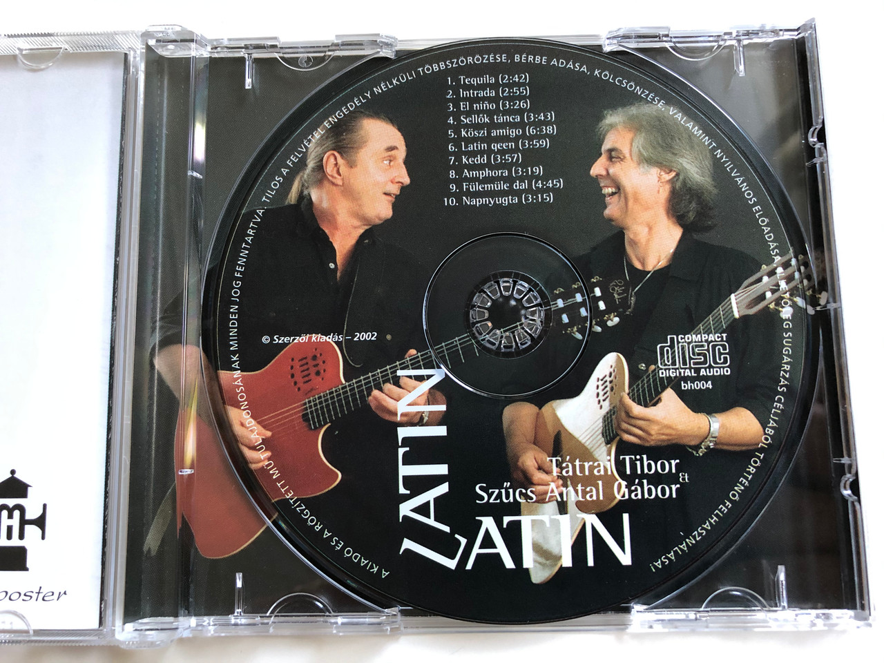 Latin-Latin - Tátrai Tibor & Szűcs Antal Gábor ‎/ Hugi-Boogie Produkció  ‎Audio CD 2002 / bh004 - bibleinmylanguage