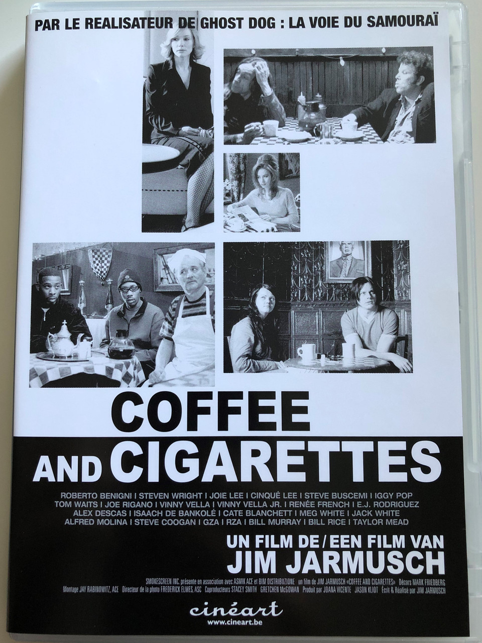 Coffee And Cigarettes Dvd 03 Directed By Jim Jarmusch Starring Roberto Benigni Steven Wright Joie Lee Cinque Lee Steve Buscemi Iggy Pop Tom Waits French Release Dvd Bibleinmylanguage