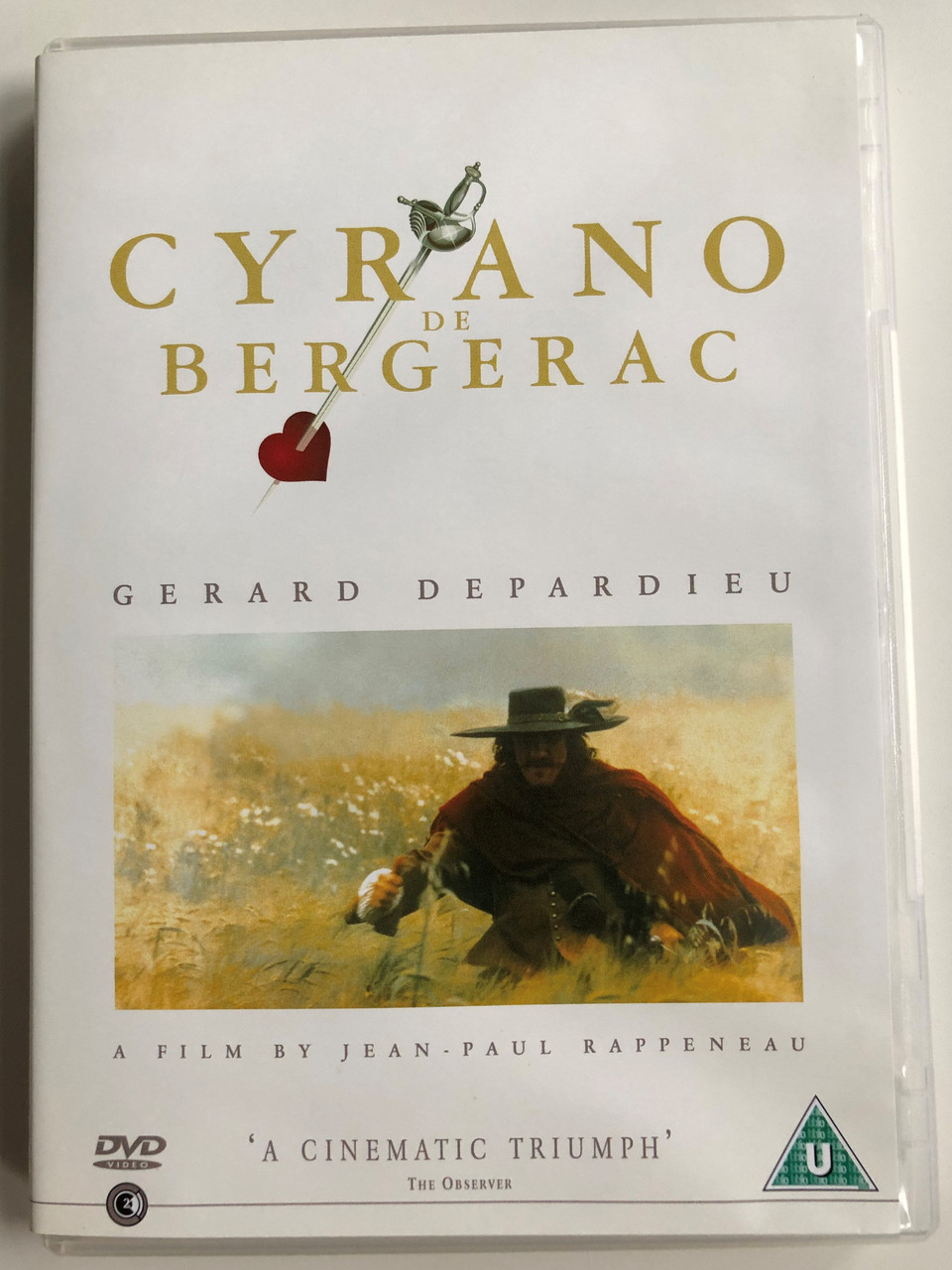 Cyrano de Bergerac (1990) DVD / Directed by Jean-Paul Rappeneau / Starring: Gérard  Depardieu, Anne Brochet, Vincent Perez - bibleinmylanguage