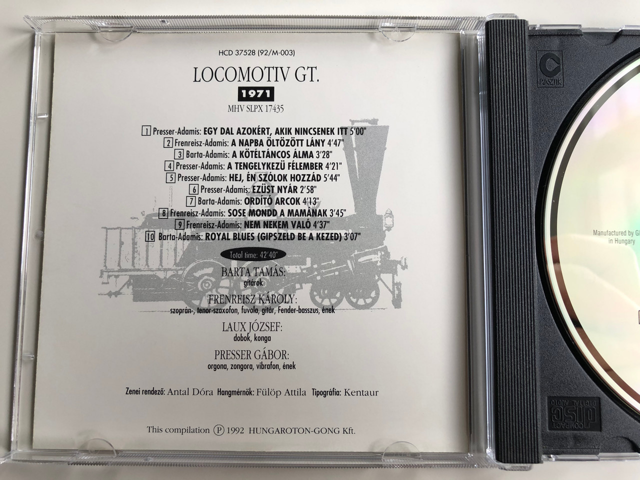 Locomotiv GT / Mega Audio CD 1992 Stereo / HCD 37528 - bibleinmylanguage