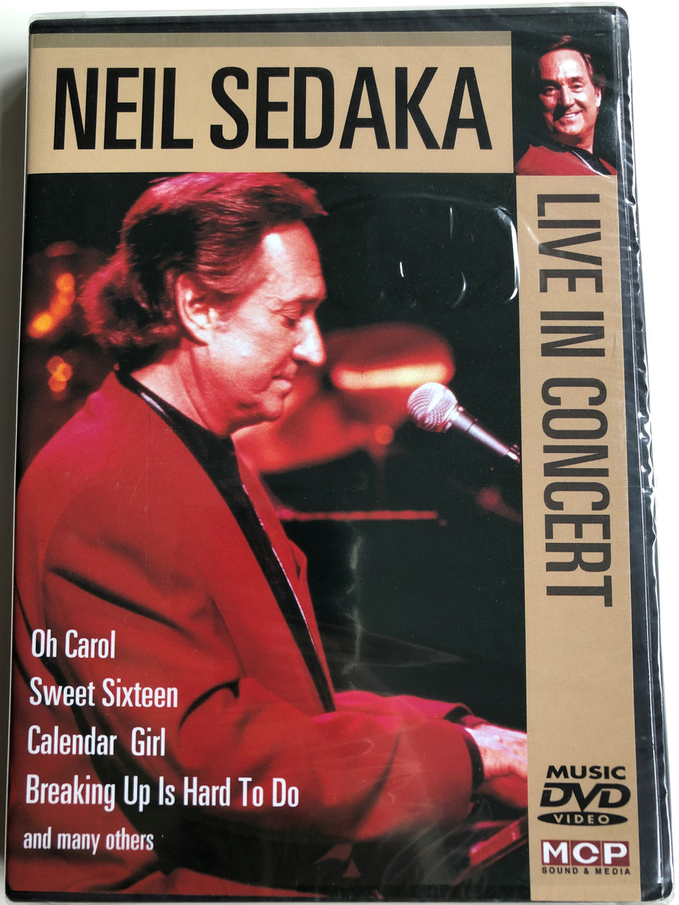 Neil Sedaka - Live in Concert DVD Oh Carol, Sweet Sixteen, Calendar Girl /  MCP sound & media - bibleinmylanguage