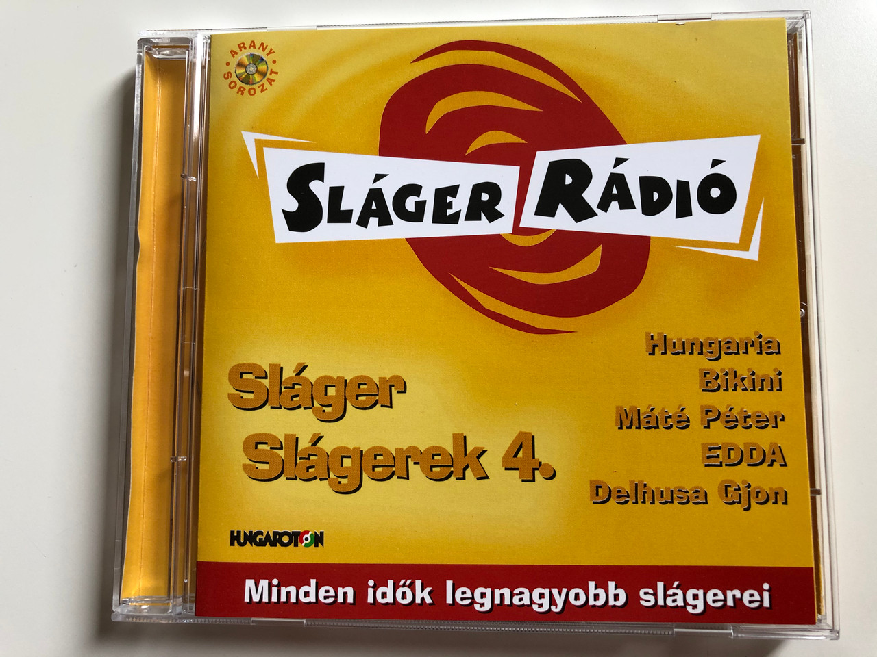 Sláger Radio / Sláger Slágerek 4. / Hungaria, Bikini, Mate Peter, EDDA,  Delhusa Gjon / Minden idok legnagyobb slagerei / Hungaroton Audio CD 2000 /  HCD 71031 - bibleinmylanguage