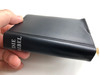 Die Bibel - German language Holy Bible / Martin Luther translation / Pocket size / Black Vinyl bound / Württembergische Bibelanstalt 1970 / With color maps (3438010216)