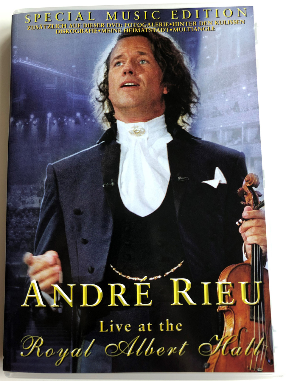 André Rieu Live at the Royal Albert Hall DVD 2002 Special Music Edition /  Directed by Jean-Philippe Rieu / Mawa Film & Medien / Hava Nagila, Funiculi  Funicula, The André Sisters, Sirtaki - bibleinmylanguage