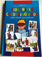  Kids Bible Colouring Book by Margitta Paul / With Stories and pictures / Paperback / Christliche Verlagsgesellschaft 2016 / Illustrations by Eberhard Plutte, Cornelia Gerhardt (9783894368425)