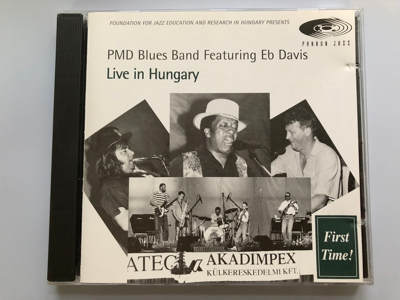 PMD Blues Band Featuring Eb Davis ‎– Live In Hungary / Foundation For Jazz  Education And Research In Hungary Presents / First Time! / Pannon Jazz  ‎Audio CD 1996 / PJ 1014 - bibleinmylanguage