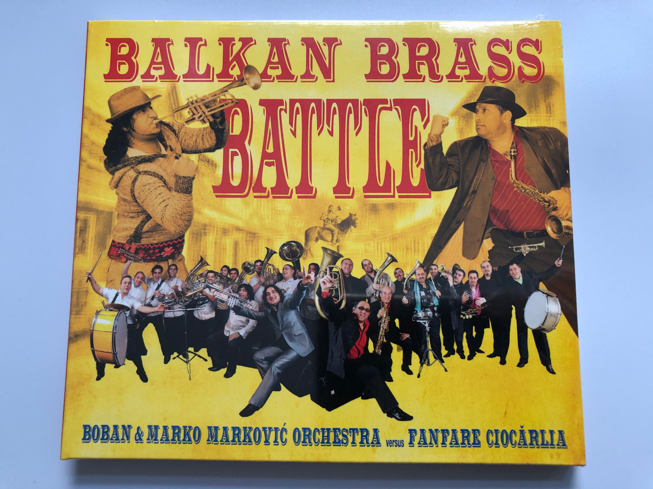 Balkan Brass Battle / Boban & Marko Marković Orchestra Versus Fanfare  Ciocărlia ‎/ Asphalt Tango Records ‎Audio CD 2011 / CD-ATR 2911 -  bibleinmylanguage
