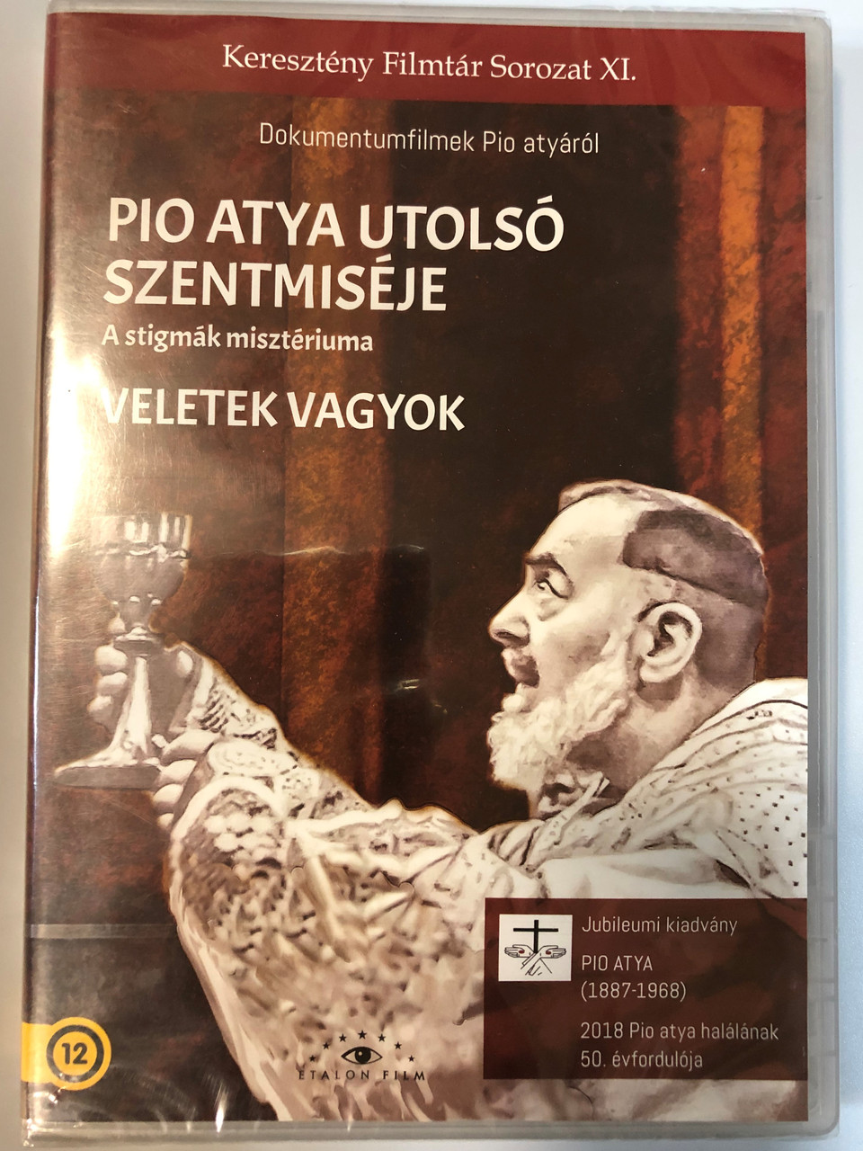 L'ultima S. Messa di Padre Pio DVD 1997 Pio atya utolsó szentmiséje /  Dokumentumfilmek Pio atyáról / A stigmák misztériuma / Keresztény Filmtár  Sorozat XI / Jubileumi kiadvány - 2018 Pio atya halálának 50, évfordulója /  Etalon film - bibleinmylanguage