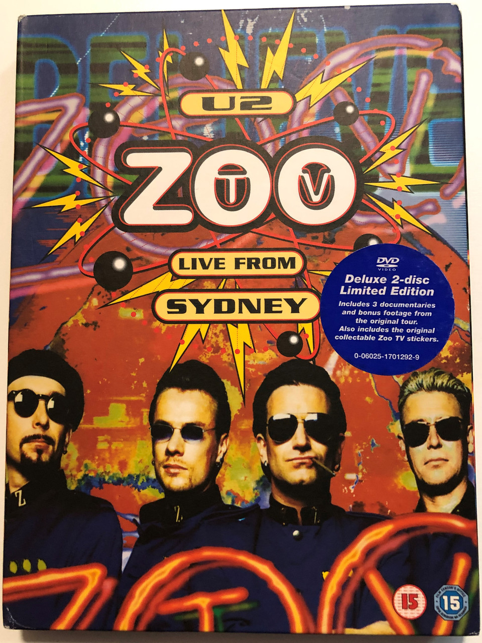 U2 - Zoo TV DVD 2006 Live from Sydney / Deluxe 2-disc Limited Edition /  Includes 3 documentaries
