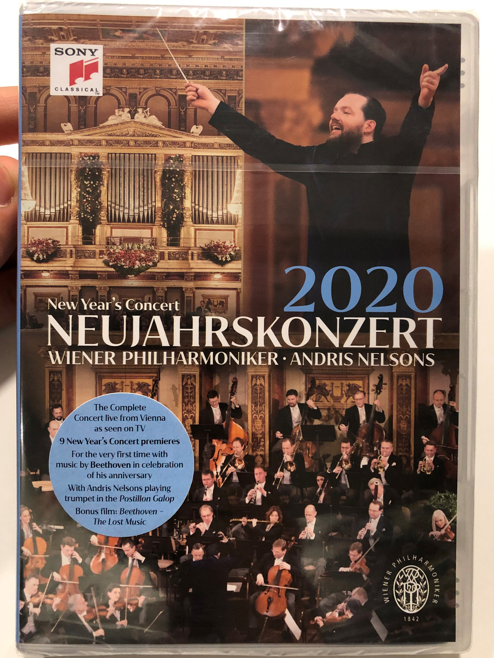 New Year's Concert DVD 2020 Neujahrskonzert / Directed by Michael Beyer /  Recorded Live 2020 on January 1 / Andris Nelsons conducting / Wiener  Philharmoniker, Sony Classical - bibleinmylanguage