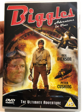 Biggles - Adventures in Time DVD 1988 The Ultimate adventure / Directed by John Hough / Starring: Neil Dickson, Alex Hyde-White, Fiona Hutchison, Peter Cushing (5014293145558)