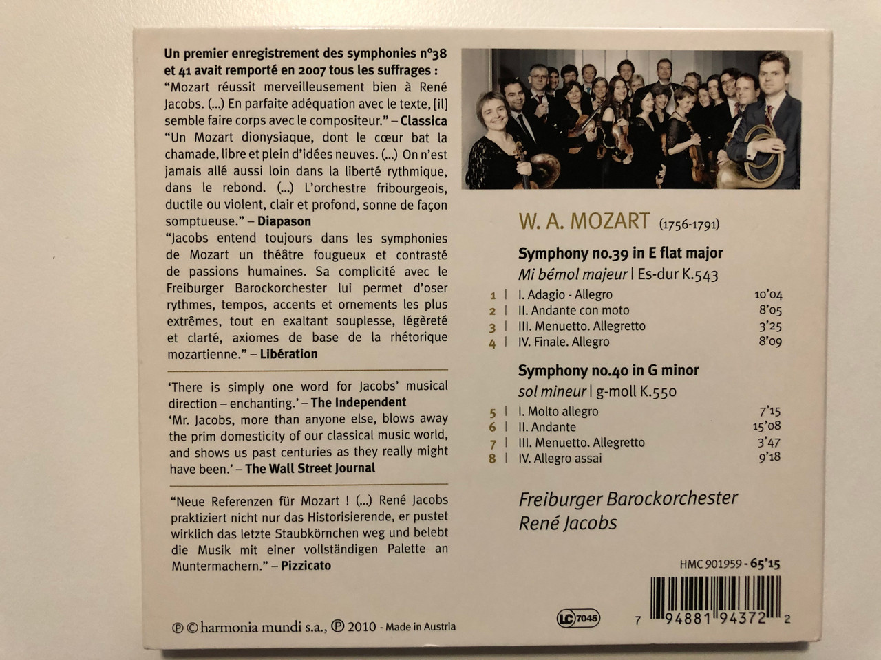 https://cdn10.bigcommerce.com/s-62bdpkt7pb/products/29475/images/175718/Mozart_Symphonies_39_40_Freiburger_Barockorchester_Ren_Jacobs_Harmonia_Mundi_Audio_CD_2010_HMC_901959_2__65707.1618911481.1280.1280.JPG?c=2&_ga=2.224057630.425983966.1618922532-1242530367.1618922532