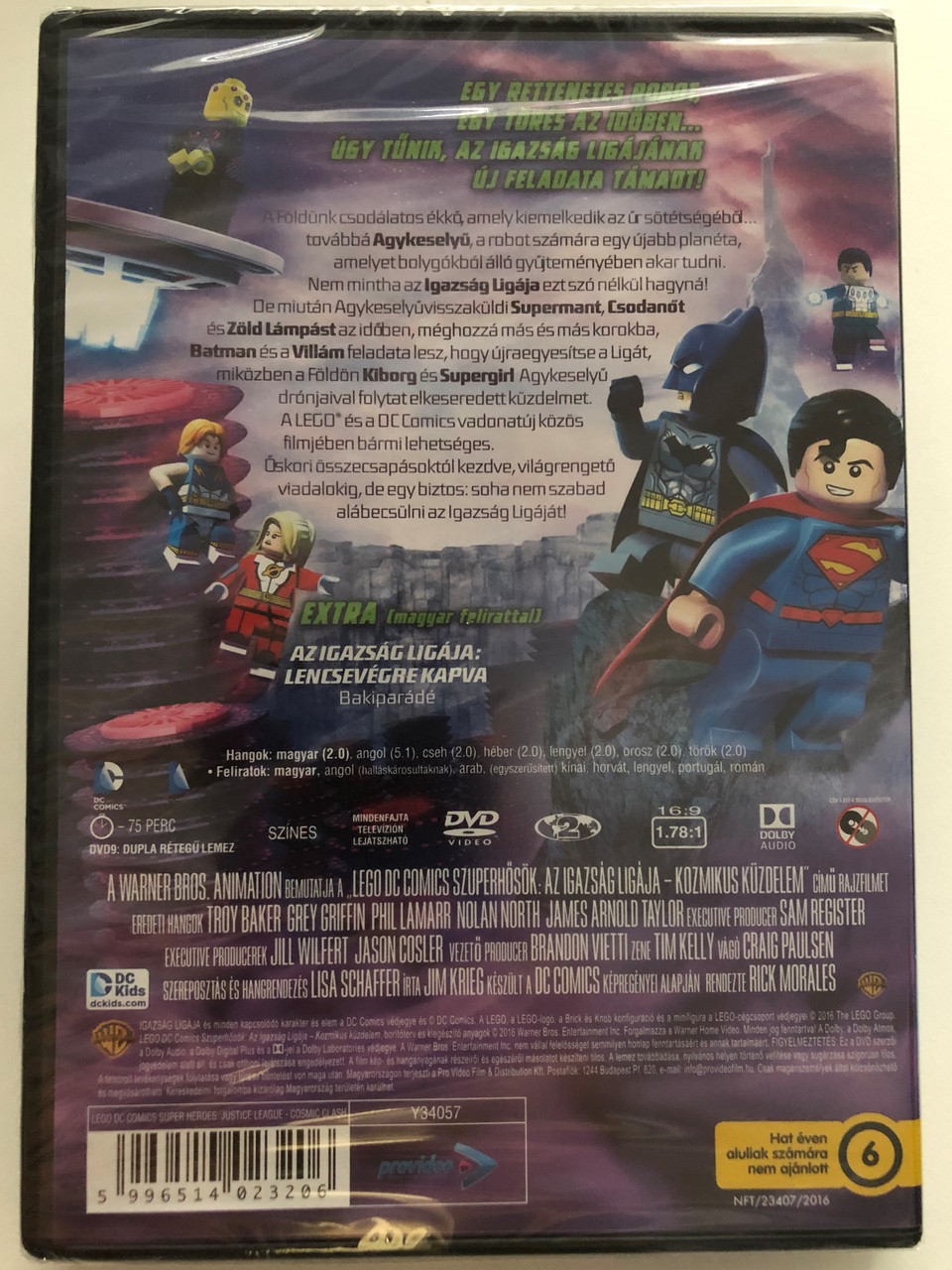 Lego DC Comics - Super Heroes: Justice League - Cosmic Clash DVD 2016 Lego  Dc Comics Szuperhősök: Az Igazság Ligája - Kozmikus küzdelem / Directed by  Rick Morales / Voices: Troy Baker,