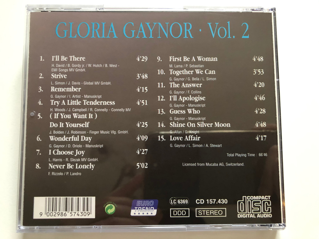 https://cdn10.bigcommerce.com/s-62bdpkt7pb/products/30062/images/178384/The_Best_Of_Gloria_Gaynor_-_Vol.2_Ill_Be_There_Rememeber_Try_A_Little_Tenderness_I_Choose_Joy_First_Be_A_Woman_Together_We_Can_Guess_Who_Eurotrend_Audio_CD_Stereo_CD_157_4__98830.1621233594.1280.1280.JPG?c=2&_ga=2.100799617.121704874.1621271157-442397351.1621271157