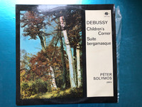 Debussy - Children’s Corner, Suite Bergamasque / Péter Solymos - piano / Qualiton LP Stereo / LPX 1146