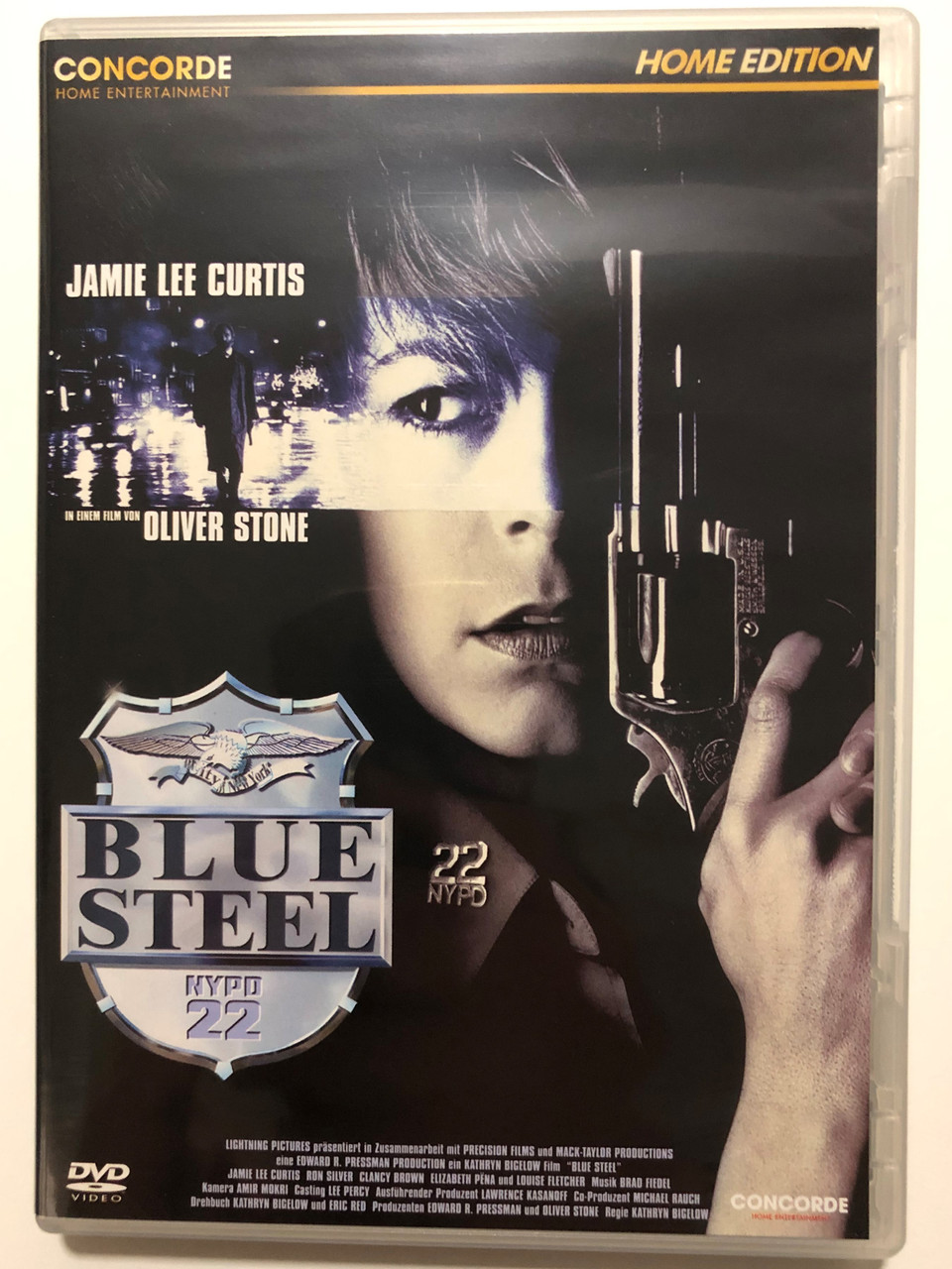 Blue Steel DVD 1990 / Directed by Kathryn Bigelow / Produced by Oliver  Stone / Starring: Jamie Lee Curtis, Ron Silver, Clancy Brown, Elizabeth  Peña, Louise Fletcher - bibleinmylanguage