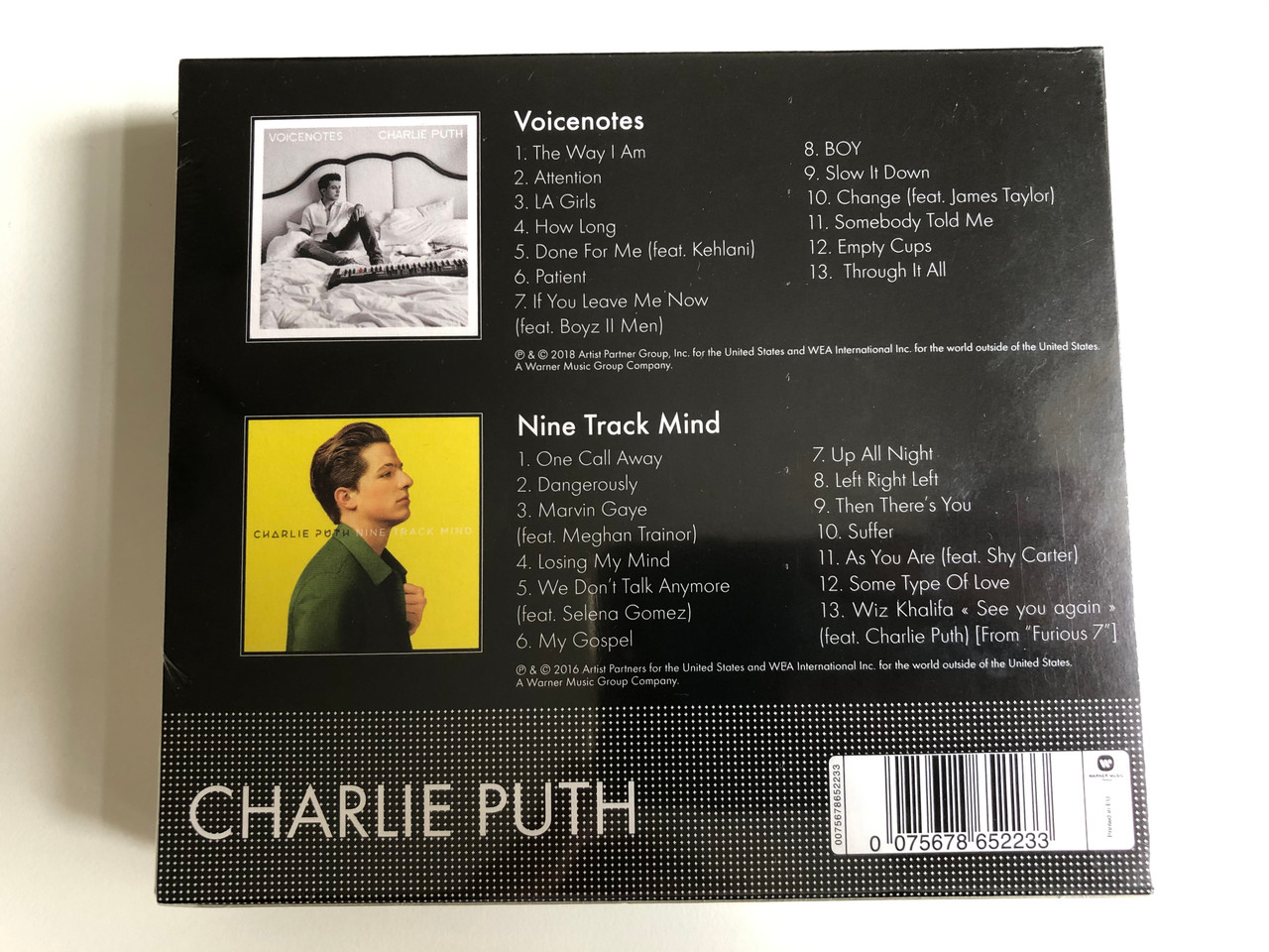 Charlie Puth – Voicenotes, Nine Track Mind / 2CD Originals Charlie Puth – Voicenotes, Nine Track Mind / 2CD Originals