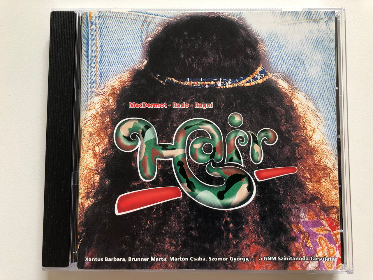 MacDermot-Rado-Ragni - Hair / Xantus Barbara, Brunner Marta, Marton Csaba,  Szomor Gyorgy,... a GNM Szintanoda tarsulata / 3T Audio CD 1996 / 533 304-2  - bibleinmylanguage