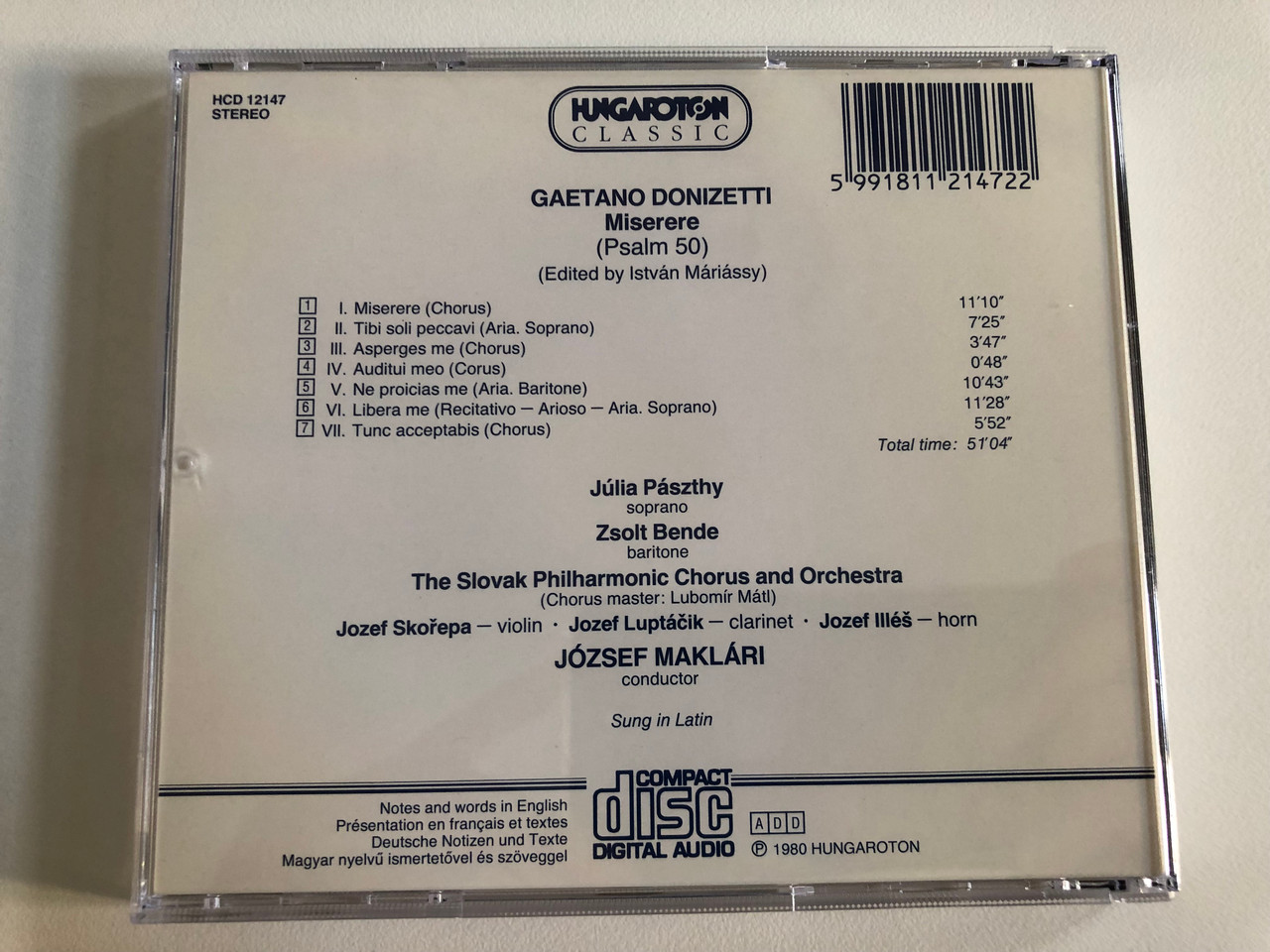 https://cdn10.bigcommerce.com/s-62bdpkt7pb/products/31303/images/184322/Donizetti_-_Miserere_Jlia_Pszthy_Zsolt_Bende_The_Slovak_Philharmonic_Chorus_and_Orchestra_Conducted_by_Jzsef_Maklri_Hungaroton_Audio_CD_1980_Stereo_HCD_12147_8__79881.1626082673.1280.1280.JPG?c=2&_gl=1*rb65ba*_ga*NDg1MzE1MTc1LjE2MjYxMDQ2NzA.*_ga_WS2VZYPC6G*MTYyNjEwNDY3MC4xLjEuMTYyNjEwNTg2Ny41NA..