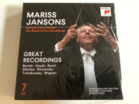 Mariss Jansons, Symphonieorchester Des Bayerischen Rundfunks - Great Recordings - Great Recordings - Bartok, Haydn, Ravel, Sibelius, Stravinsky, Tchaikovsky, Wagner / Sony Classical 7x Audio CD 2020 / 19439724632