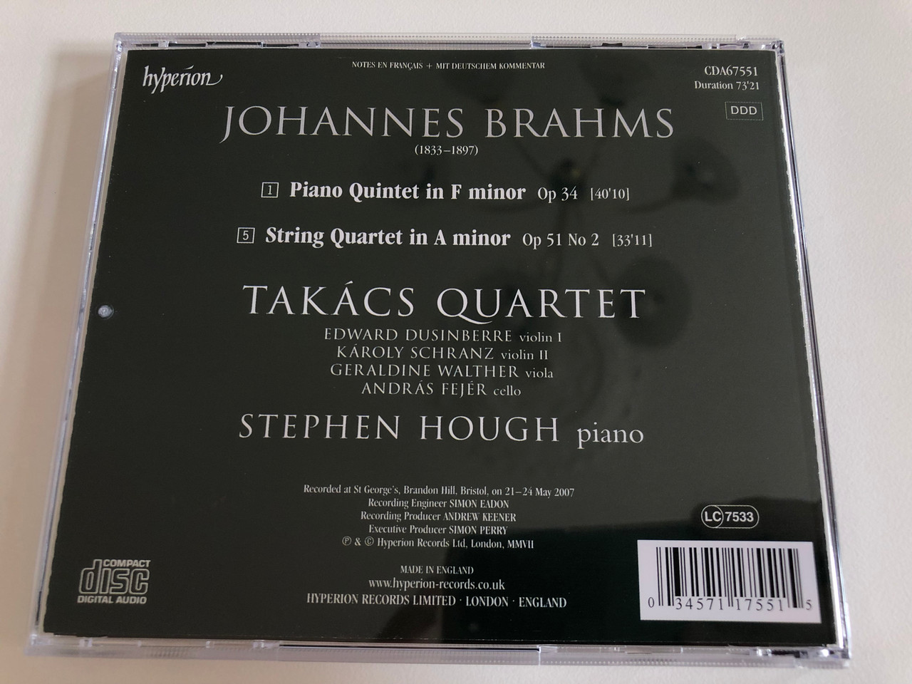https://cdn10.bigcommerce.com/s-62bdpkt7pb/products/31383/images/184687/Brahms_-_String_Quartet_Op._51_No._2_Piano_Quintet_Op._34_Takcs_Quartet_Stephen_Hough_Hyperion_Audio_CD_2007_CDA67551_4__36992.1626337056.1280.1280.JPG?c=2&_gl=1*1mihe00*_ga*OTE2MzI1NzU5LjE2MjY0NjA3Nzg.*_ga_WS2VZYPC6G*MTYyNjY2ODYyMS4zLjEuMTYyNjY3MTUyMS42MA..