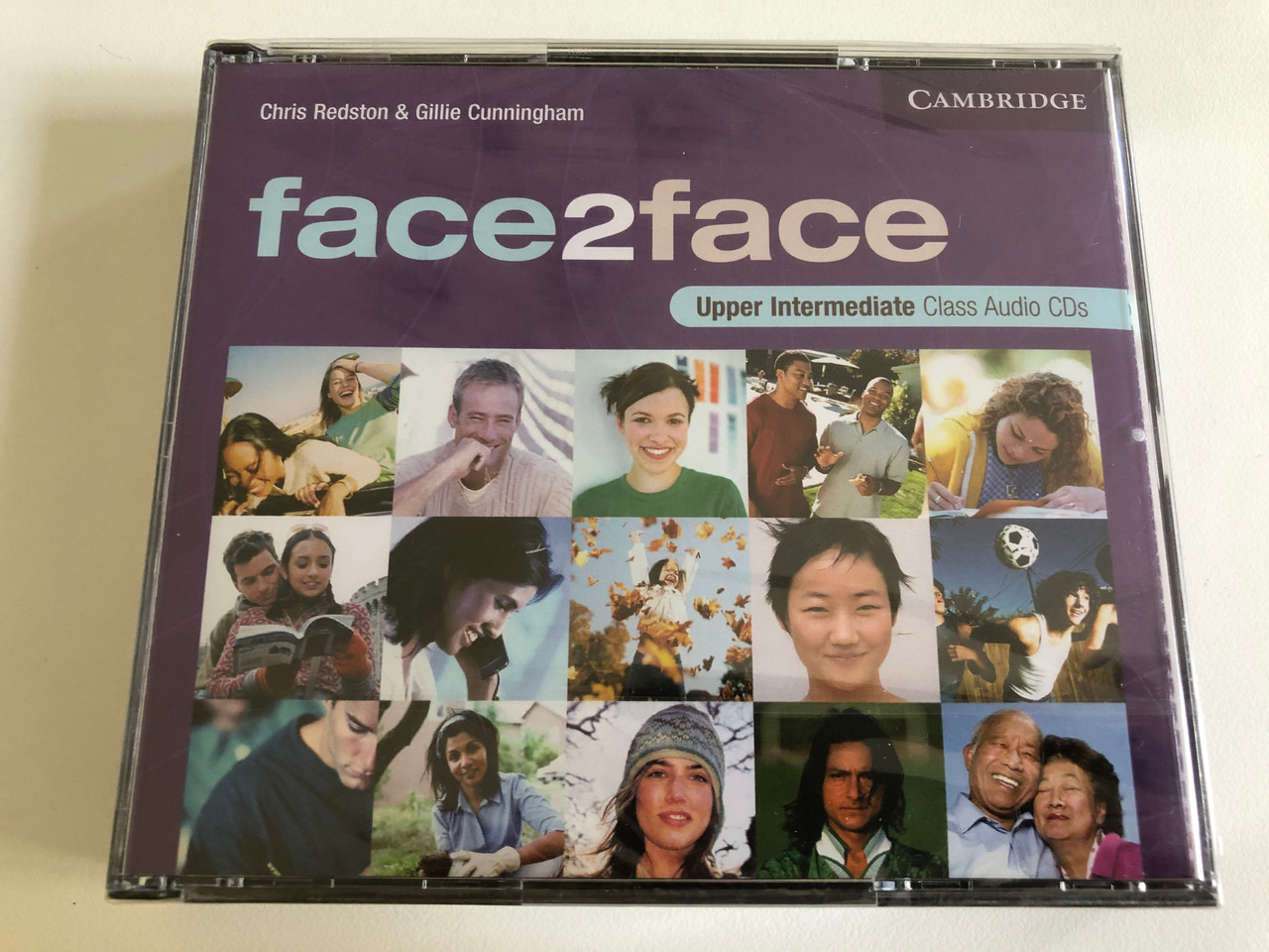 Face2face Upper Intermediate Class / 3 Audio CDs / Authors: Chris Redston &  Gillie Cunningham / Publisher: Cambridge University Press -  bibleinmylanguage