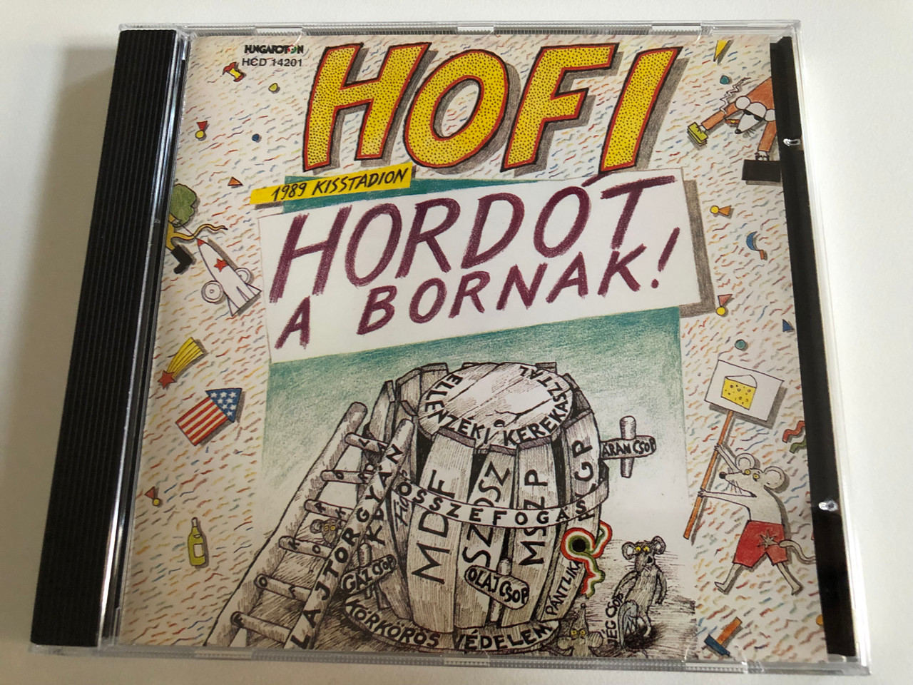 Hofi – Hordót A Bornak! (1989 Kisstadion) / Hungaroton Audio CD 2001 / HCD  14201 - bibleinmylanguage