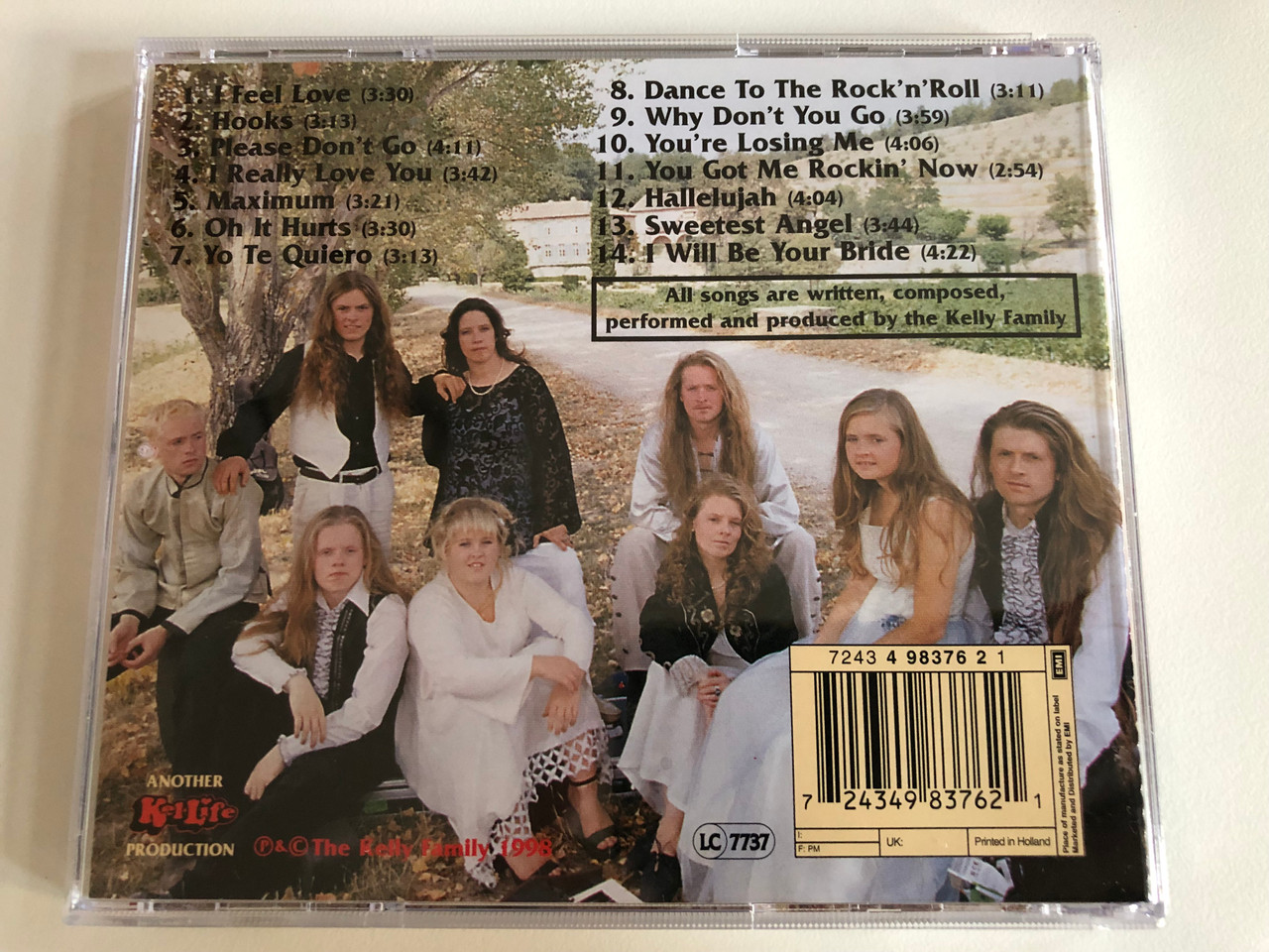 The Kelly Family – From Their Hearts / Kel-Life Audio CD 1998 Stereo /  724349837621 - bibleinmylanguage