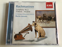 Rachmaninov - Symphony No. 2, Scherzo, Vocalise / St Petersburg Philharmonic Orchestra, Mariss Jansons / EMI Classics Audio CD 2003 Stereo / 724358507423