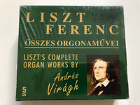 Liszt Ferenc Összes Orgonaművei 5x Audio CD Liszt's Complete Organ Works by András Virágh / Recorded at the Angster-organ in the Cathedral of Pécs / Musica Mundi Digital (Liszt5CD)