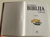  Ilustrirana Biblija za Mlade by Zbigniew Freus / Croatian large family illustrated Bible / Verbum / Hardcover Red / Illustated Bible for teens-young people (9789532351026)